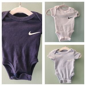 Nike 3 Piece Newborn Bodysuit Set